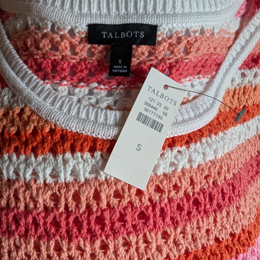 Talbots Multicolor Knit Top - Picture 6 of 8